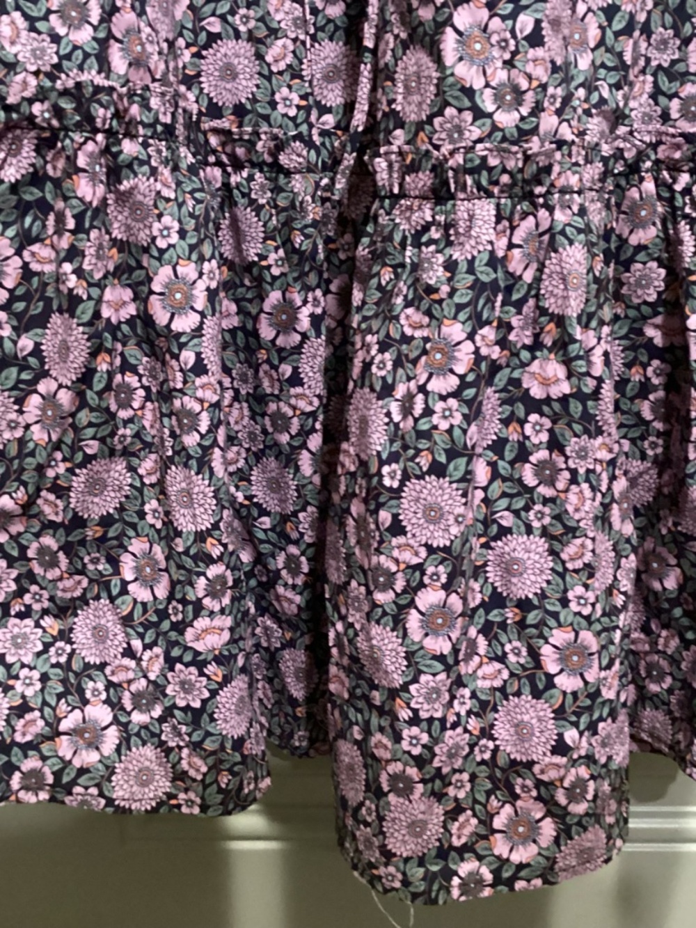 MELLODAY Floral Poplin Shift Dress, size L - Picture 6 of 9